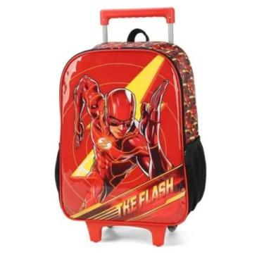 Imagem de Mochila Infantil de Rodinhas Flash Vermelho - Luxcel