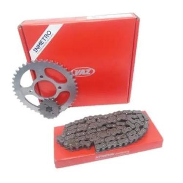 Imagem de Kit Relação Transmissao Suzuki Gsr 150i 2013 S Retentor Vaz