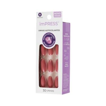 Imagem de Unha Postiça Autocolante imPRESS Amendoada Quartz - Kiss New York