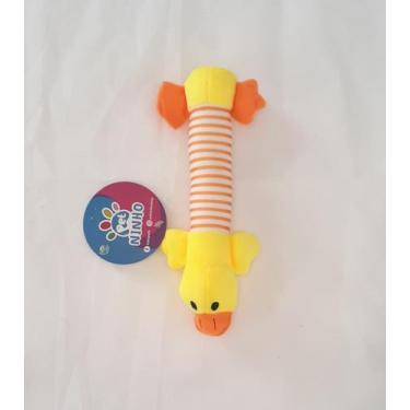 Imagem de Brinquedo Pelúcia Feliz Animais Apito Cães Gato Pet Sonoro - Pet Ninho