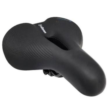 Imagem de Selim Banco Sela Mola City Confort Vazado Led Sinalizador - BIKE STILO
