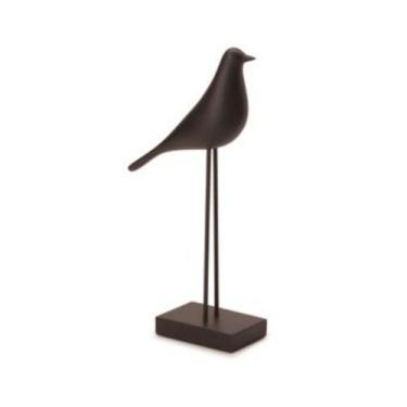 Imagem de Escultura Decorativa Pássaro P 13905 26,5x5,5x12cm Mart