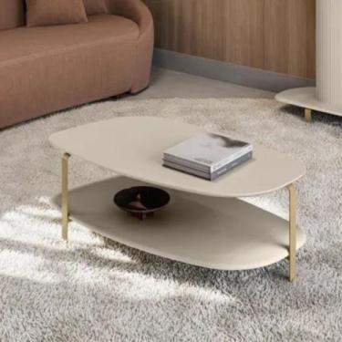 Imagem de Mesa de Centro MDF Olimpo Linea Brasil, OFF WHITE