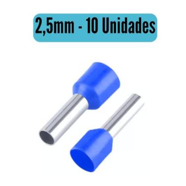 Imagem de Terminal Tubular Ilhós Pré-Isolado Simples 2,5mm à 50mm - CRIMPER, 2,5