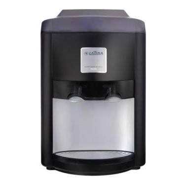 Imagem de Purificador de água gelada latina compressor pa355 preto e prata 127v,