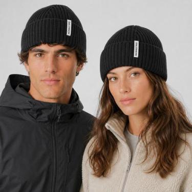 Imagem de Gorro Salomon Snowbird Beanie Unissex, Preto, Unico