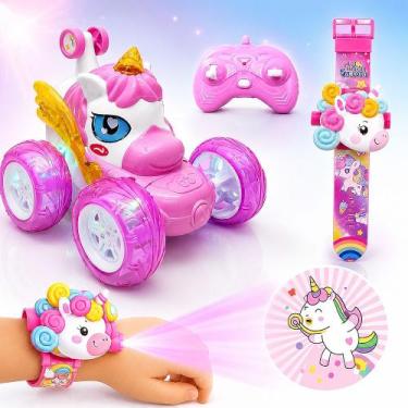 Imagem de Kit Pony Relógio projeta Desenho Carrinho de controle remoto - Mikitoy