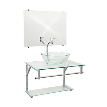 Imagem de Gabinete Incolor 60cm de Vidro Para Banheiro - CR35 - Dahora