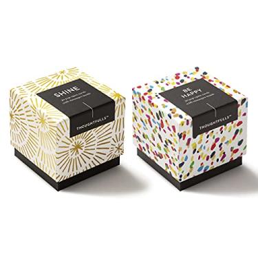 Imagem de Compendium Cartões Pop-Open ThoughtFulls — 2 pacotes de Shine, Be Happy — 60 cartas abertas, cada uma com uma mensagem diferente dentro