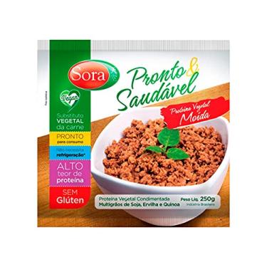 Imagem de Carne Moída de Soja Vegana Pronto e Saudável Sora 250g