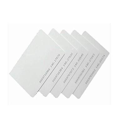 Imagem de (Pacote com 50) Cartão de acesso inteligente de entrada de proximidade RFID EM4100 sem contato 125 kHz