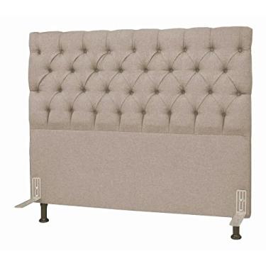 Imagem de Cabeceira Para Cama Box Solteiro 0,9 M Lisboa (Suede Bege Escuro)