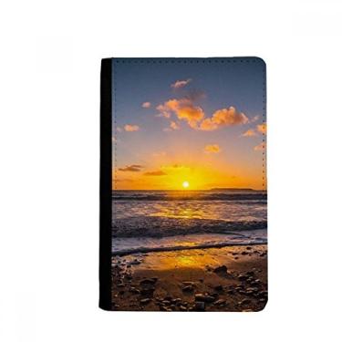 Imagem de Ocean Water Sea Beach Science Nature Picture Passport Holder Notecase Burse Wallet Cover Card Purse, Multicolor