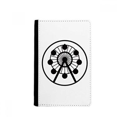 Imagem de Carteira porta-passaporte com contorno preto para parque de diversões da roda gigante Notecase Burse capa para cartão, Multicolor