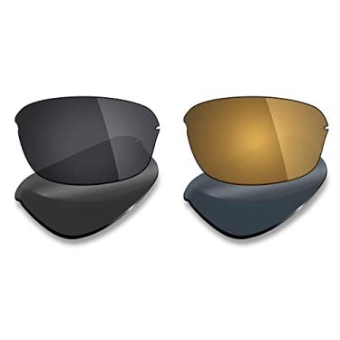 Imagem de Mryok 2 pares de lentes polarizadas de substituição para óculos de sol Oakley Half Wire 2.0 – Opções