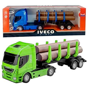 Caminhão Iveco Graneleiro Articulado Que Abre Infantil