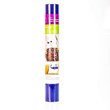 Imagem de Iron-on Termo Adesivo com Glitter Cricut Azul Escuro – 2003256