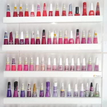 Imagem de Prateleiras Para Esmaltes De 30 Cm Kit 4pç