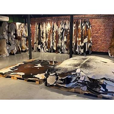 Imagem de Tapete De Couro Bovino Legítimo Raro - Tapete De Couro De Boi