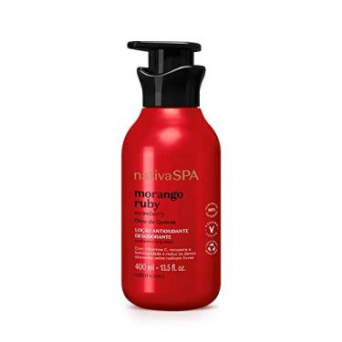 Imagem de Loção Antioxidante Corporal Nativa SPA Morango Ruby O Boticário 400ml