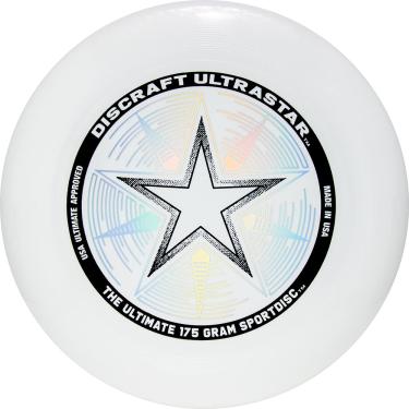 Imagem de Disco de frisbee Discraft Ultrastar, branco, 175 gramas