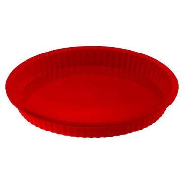 Imagem de Forma De Silicone Para Torta - Redonda 26cm - Vermelha