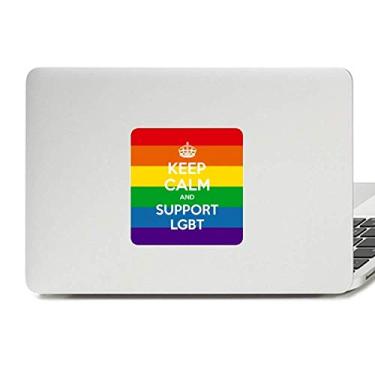 Imagem de Adesivo arco-íris transgênero bandeira bissexuais LGBT decalque vinil paster laptop decoração PC