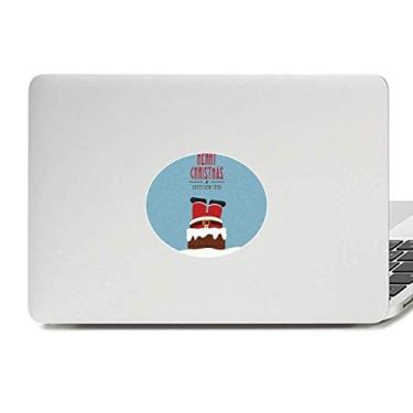 Imagem de Adesivo de notebook com emblema de vinil natalino, Papai Noel, festival de ano novo