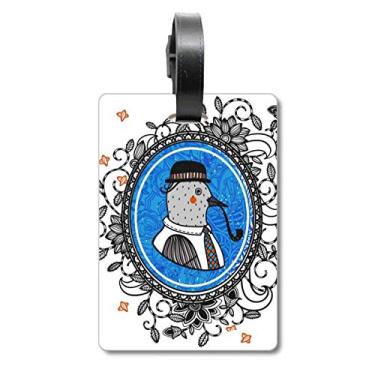 Imagem de Chapéu de pombo, folha de flor, desenho, ilustração, mala, etiqueta de bagagem, etiqueta de cartão para pendurar