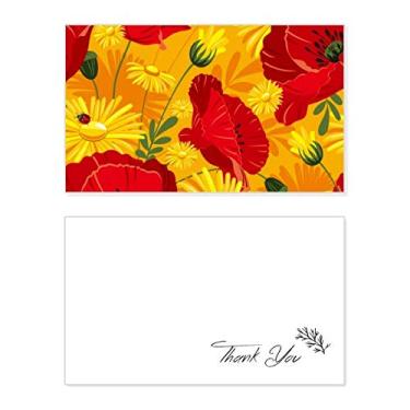 Imagem de Pintura de plantas em tela, flores, milho cartão de agradecimento, aniversário, agradecimento de casamento