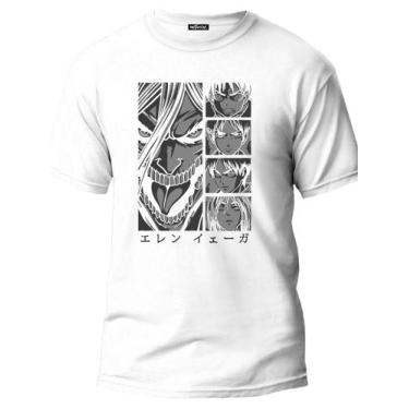 Imagem de Camiseta Attack On Titan Shingeki No Kyojin Titan X Armin Mikasa Levi