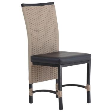 Imagem de Cadeira Cannes Saia Longa Corda Náutica Área Trama