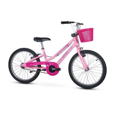 Imagem de Bicicleta Aro 20 Nathor Bella Rosa - A Partir De 7 Anos