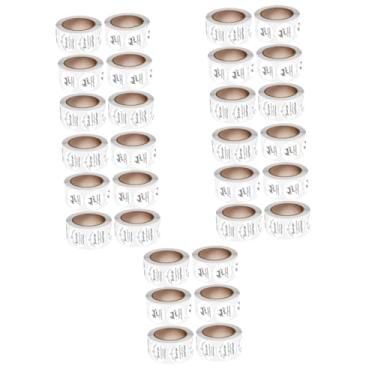 Imagem de TEHAUX 30 Rolos De Adesivos De Casamento Obrigado Adesivo Faça Você Mesmo Adesivos De Cozimento Lembrancinhas De Casamento Para Convidados Em Massa 100 Decalques De Vedação