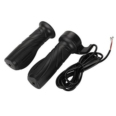 Imagem de Ebike Twist Throttle 3 pinos, acelerador de torção Ebike 48V, acelerador de giro de ciclo elétrico, 1 par universal de bicicleta E Scooter controle de velocidade de torção para guidão Gasgriff de 22,5