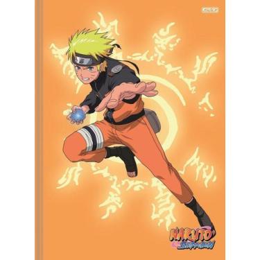 Imagem de Caderno Brochura Costurado Universitário Anime Naruto 1 Matéria 80 Fol