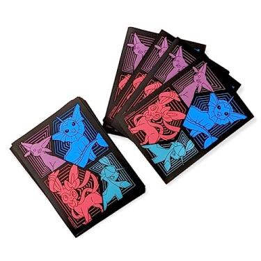 Imagem de Pokemon Card Sleeves - Sylveon Espeon Glaceon - Evolving Skies Elite Trainer Box - 65 Count Pack - Deck Protectors