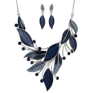 Imagem de Mycitta Conjunto de joias vintage volumoso retrô floral geométrico boêmio boho babador colar conjunto de brincos moda bijuteria para mulheres meninas festa de casamento formatura , Resina, Zircônia cúbica