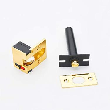 Imagem de TOGU Protetor de corrente de porta oculto de segurança espesso trava resistente para casa, apartamento, hotel, evita entrada não autorizada, PVD ouro