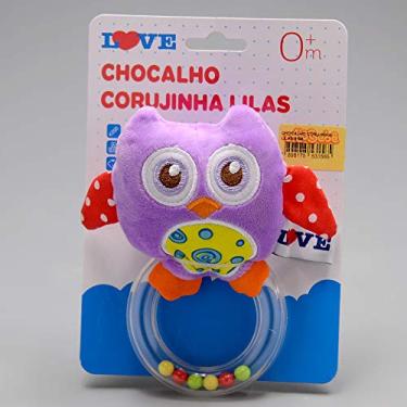 Imagem de Chocalho Corujinha, Love, Lilas