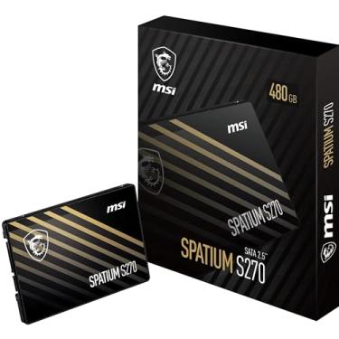 Imagem de SSD MSI Spatium S270-480GB, SATA lll, 2,5''