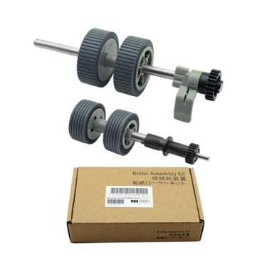 Imagem de Rolo de freio PA03540-0001 2024 e rolo de palheta PA03540-0002 com peça de scanner de eixo, serve para Fujitsu Scanner Fi-6130 Fi-6130Z Fi-6140 Fi-6140Z Fi-6230 Fi-6230Z Fi-6240 Fi-624 0Z Fi-6125