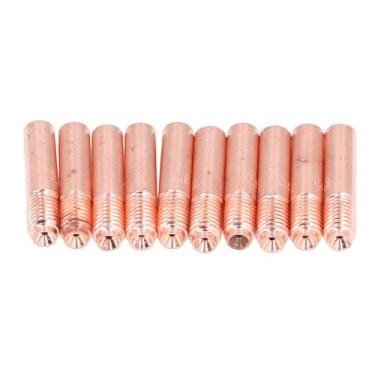 Imagem de Pontas de Contato de 30 PCS 000068 0,035 pol. Substituição de Ponta de Soldagem de Latão para M10 M15 M25 M40 M150 Tocha MIG Alta Condutividade Efeito de Soldagem Suave