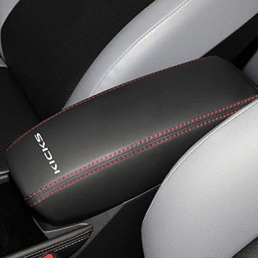 Imagem de XITER 1 capa de couro para console central protetor de apoio de braço protetor de braço à prova d'água anti-arranhões capa para Nissan Kicks 2018 2019 2020 2021 2022 2023 2024 2025 (não serve para