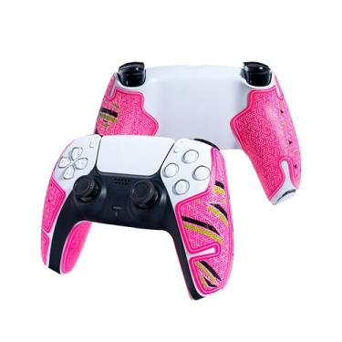 Imagem de SHADOW BOOLT Controller Grips, Anti-Skid, Multi-Texture, Sweat Absorption, Pre-Cut Grips Tape, Compatible with PS5 DualSense and PlayStation Portal (Pink,Black,Green)