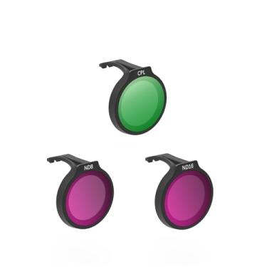 Imagem de Filtros ND para DJI NEO, MCUV CPL ND8 ND16 ND32 ND64 Filtro compatível com DJI NEO Drone Lens, ND64 ND8 Redução de Luz MCUV Câmera de voo ND16 Acessórios de filtro
