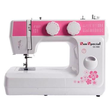 Imagem de Máquina Costura Doméstica SS-988 110V Mecânica Pink - Sun Special, 110