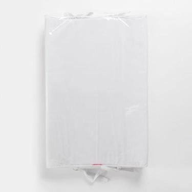 Imagem de Trocador Americano de Fustão - Branco - Abra Cadabra Decoração