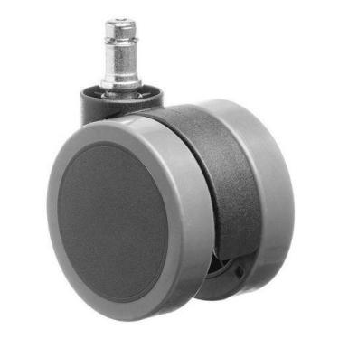 Imagem de Kit 5 Rodizios Roda 65mm Nylon/pu Cadeira Escr. Ergohuman - SQUADRONI