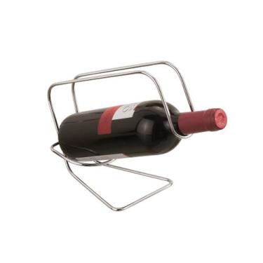 Imagem de Suporte De Mesa Porta Garrafa De Vinho Alça Para Servir Organização De